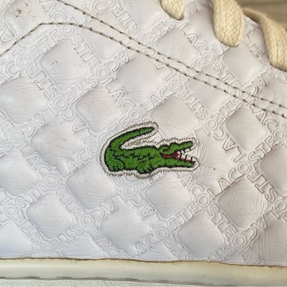 Lacoste Carnaby TR White Quilted Leather Mens Sneakers Shoes Size 13 main image 4